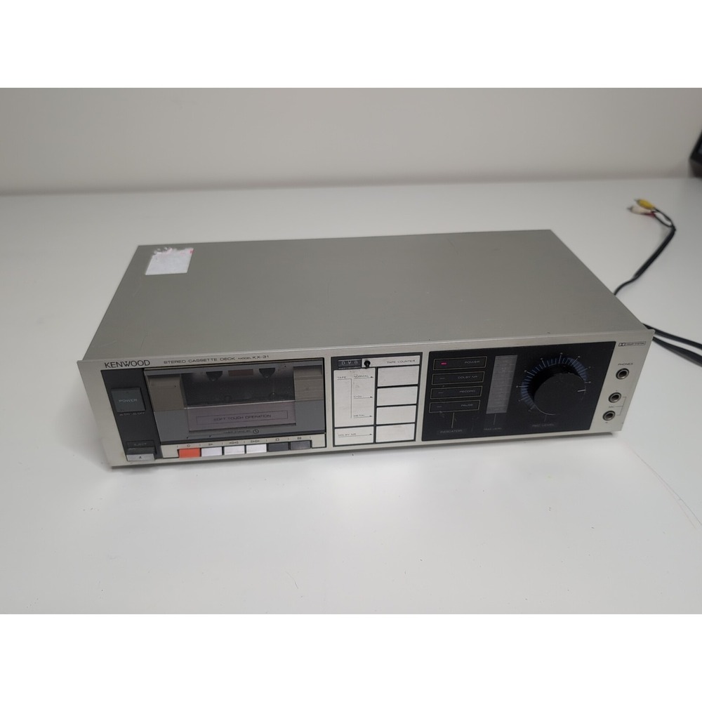 Kenwood Model KX-31 Stereo Cassette Deck Silver Dolby System